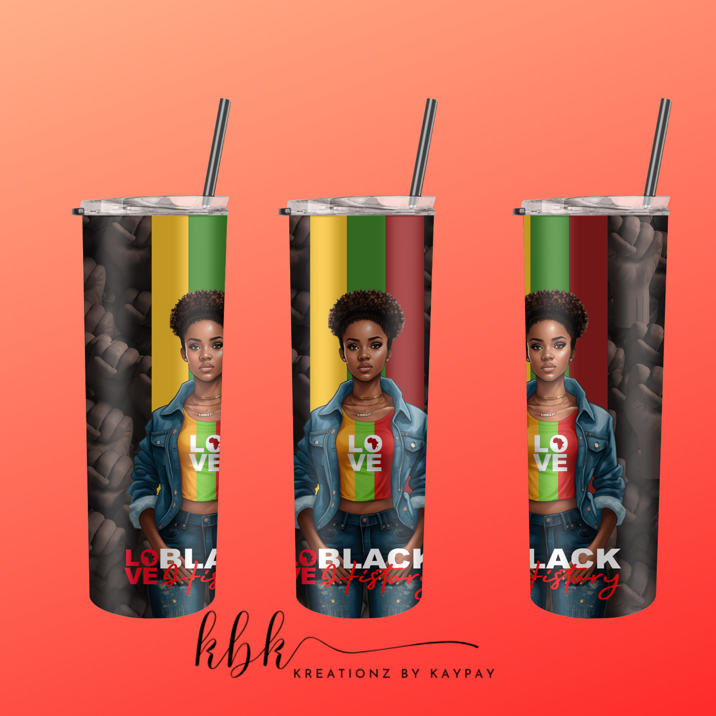 20 oz Black History Tumbler