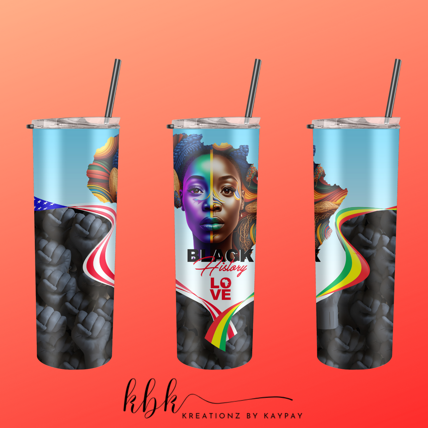 20 oz Black History Tumbler