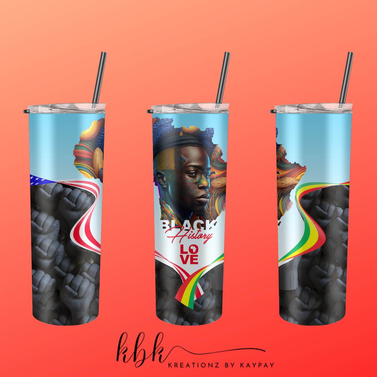 20 oz Black History Tumbler