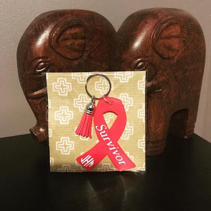 Awareness Ribbon Keychain