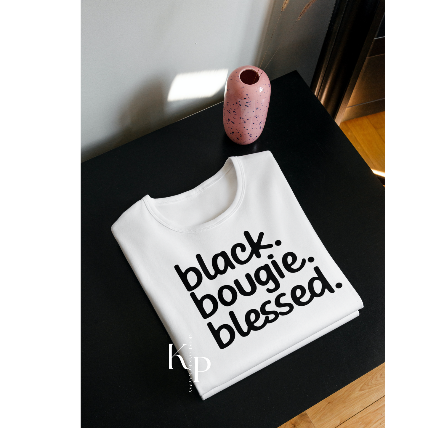 Black Bougie Blessed Tee shirt